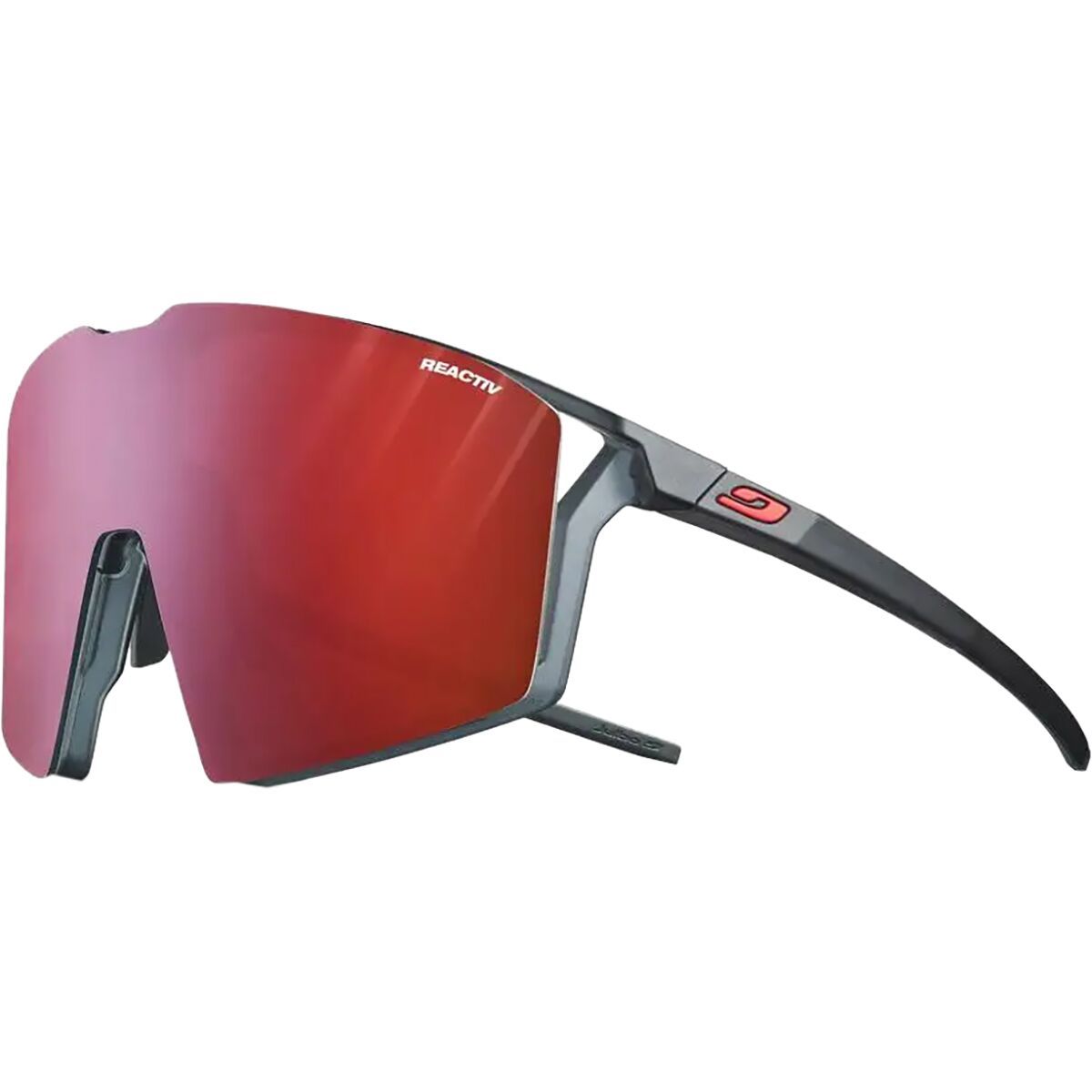 Image of Julbo Edge REACTIV Sunglasses Translucent Black, One Size