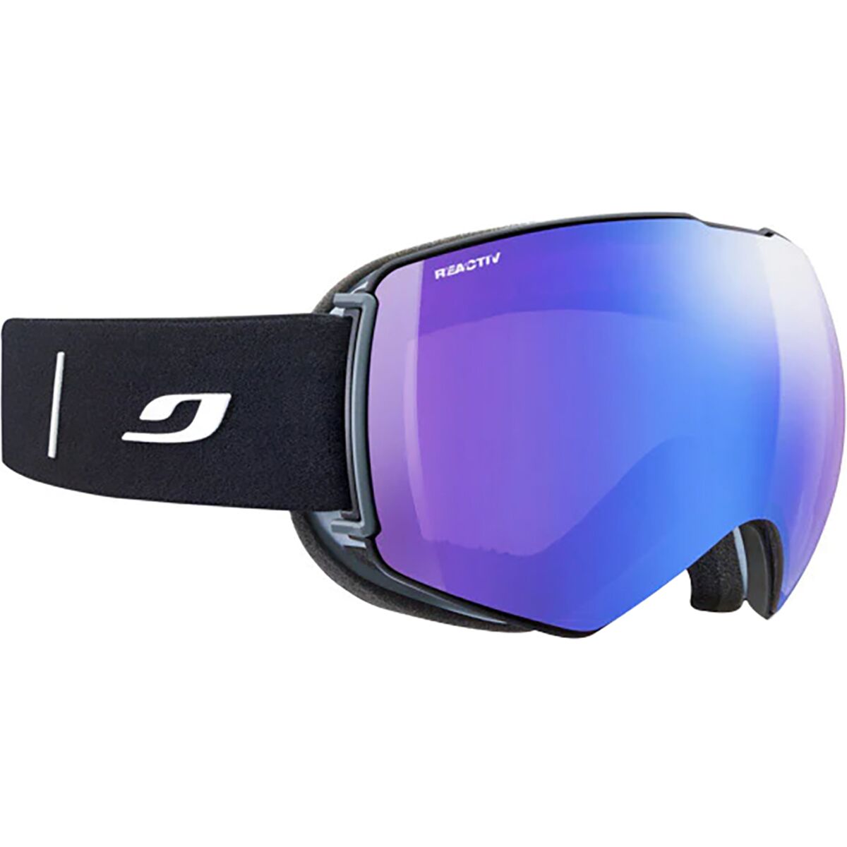 Image of Julbo Lightyear Goggles Black/Grey REACTIV 1-3 High Contrast, One Size