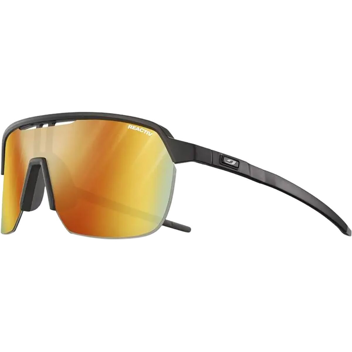 Image of Julbo Frequency Sunglasses Black/Gray/REACTIV 1-3 Light Amplifier, One Size