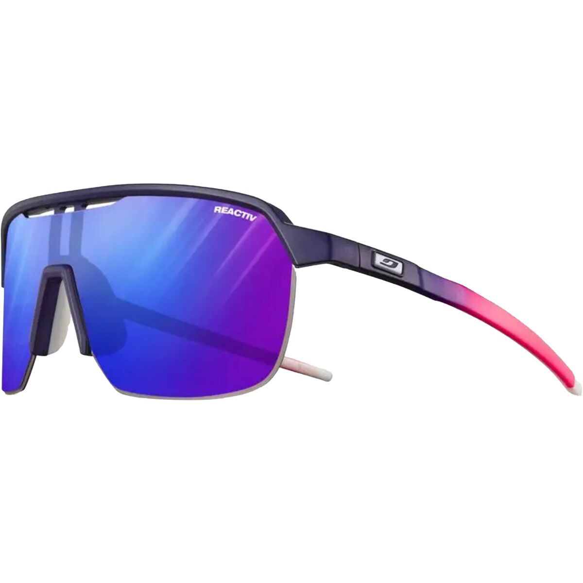 Image of Julbo Frequency Sunglasses Purple/Pink/REACTIV 1-3 High Contrast, One Size