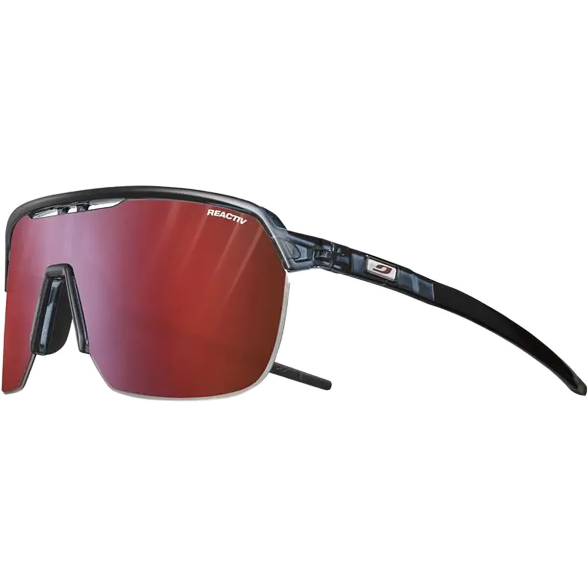 Image of Julbo Frequency Sunglasses Translucent Blue/Black, One Size