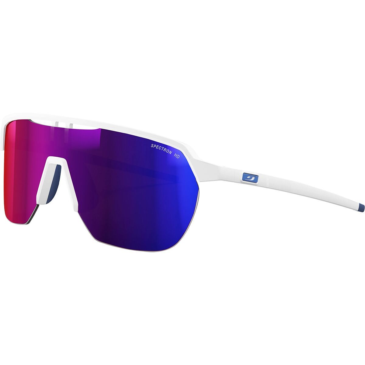 Image of Julbo Frequency Sunglasses White/Blue/Spectron 3 HD, One Size