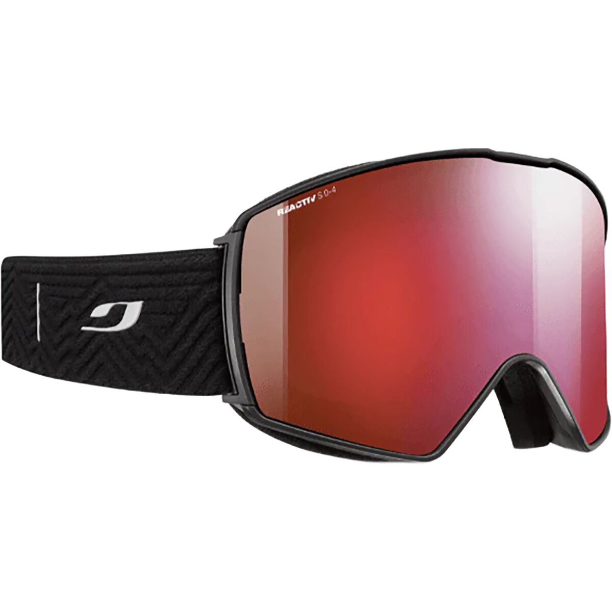 Image of Julbo Launcher REACTIV Photochromic Goggles Black/Photochromic 0-4 High Contrast, One Size