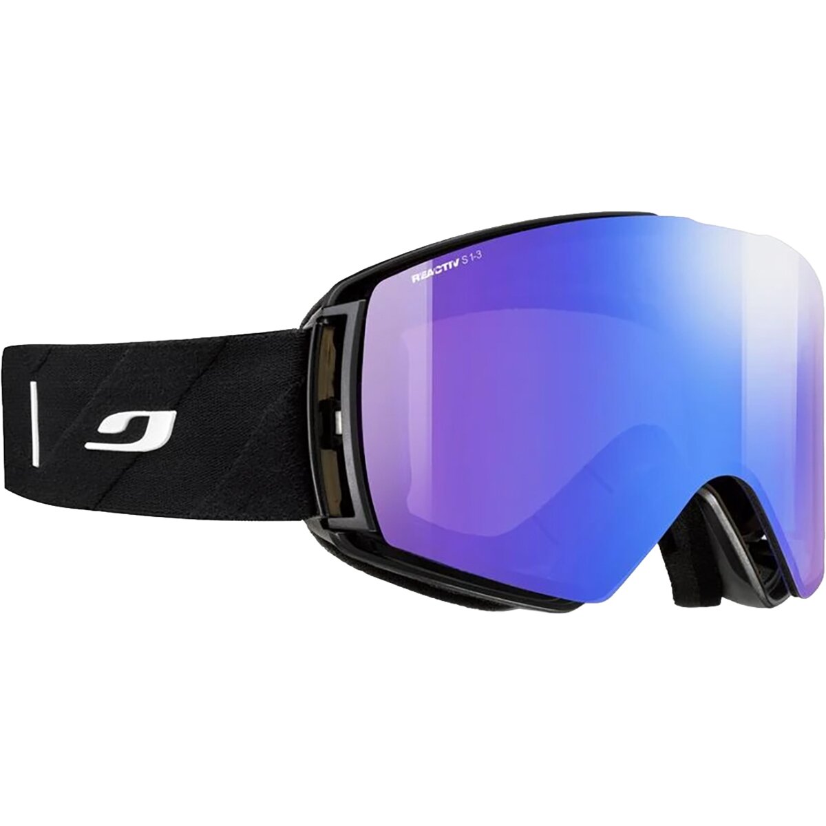 Image of Julbo Launcher REACTIV Photochromic Goggles Black/Photochromic 1-3 High Contrast, One Size