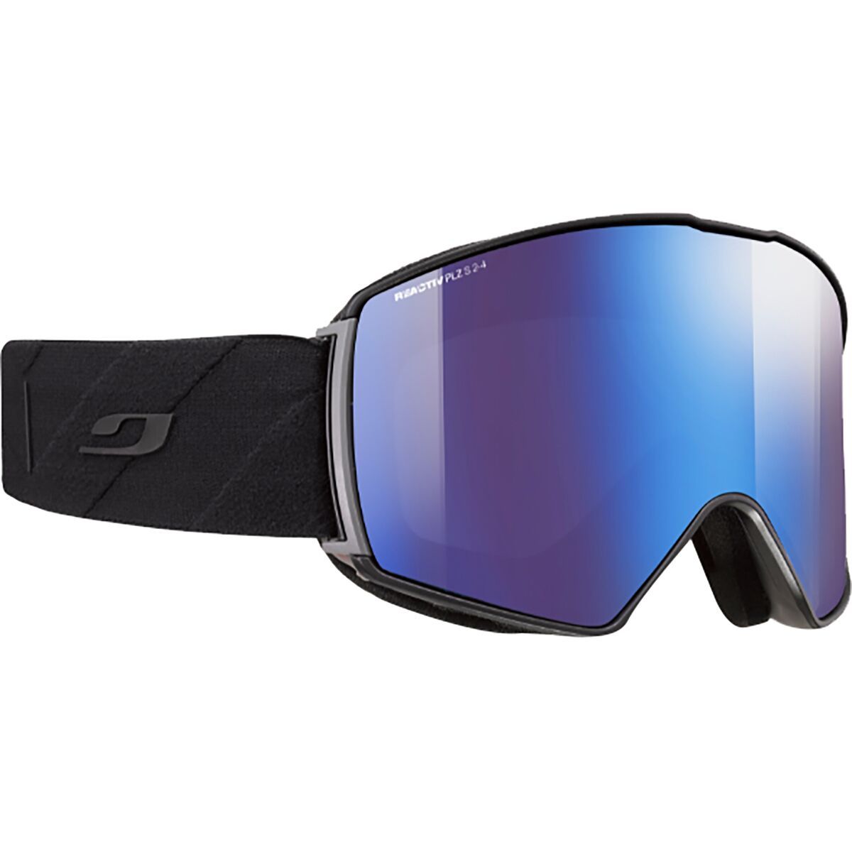Image of Julbo Launcher REACTIV Photochromic Goggles Black/Photochromic 2-4 Polarized, One Size