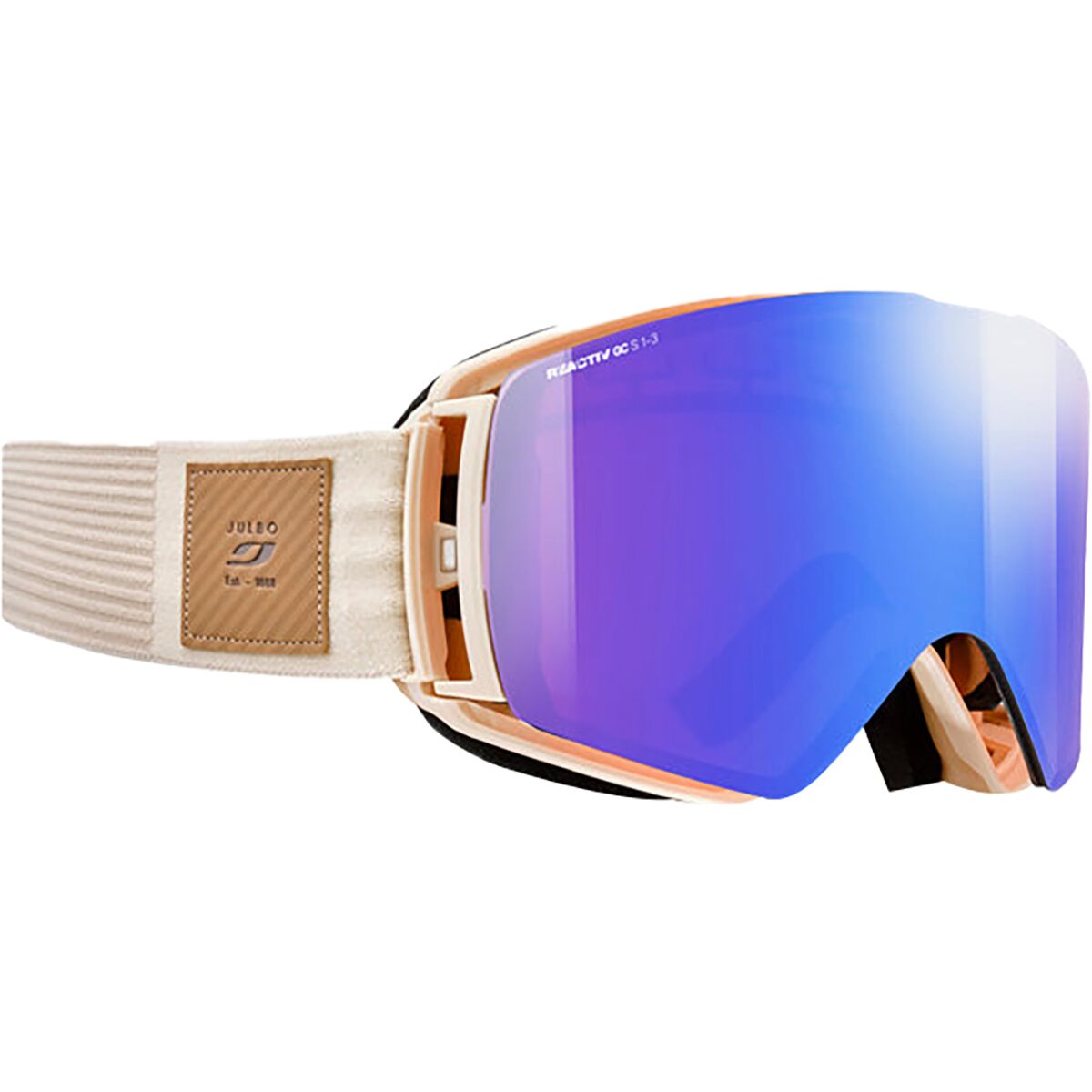 Julbo Julbo Launcher REACTIV Photochromic Goggles Sand/Photochromic 1-3 High Contrast, One Size