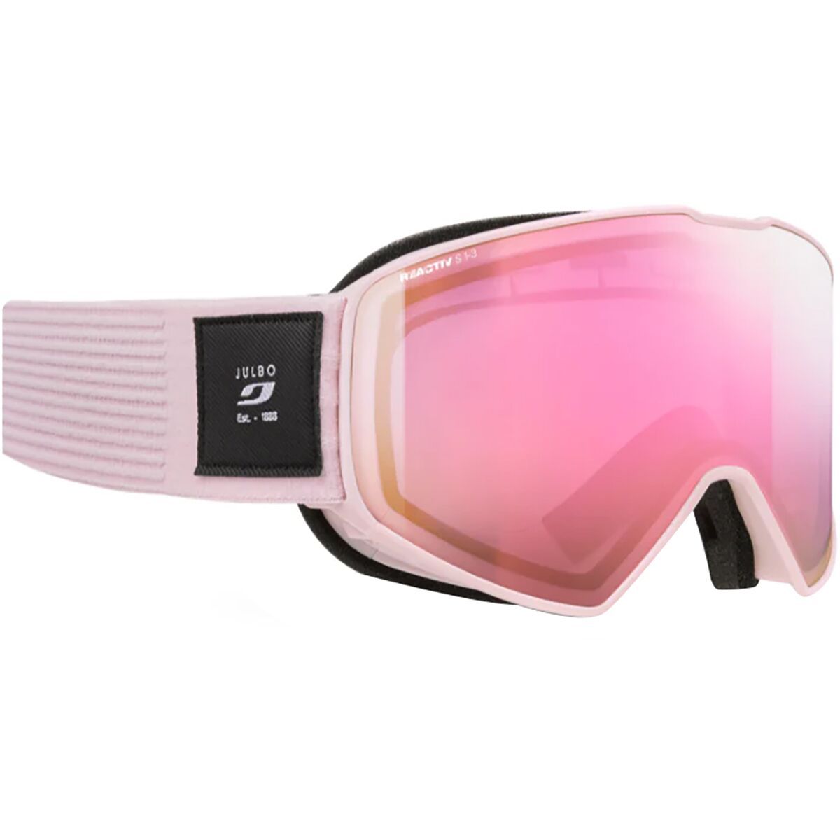 Image of Julbo Cyrius X REACTIV Goggles Pink/1-3 High Contrast, One Size