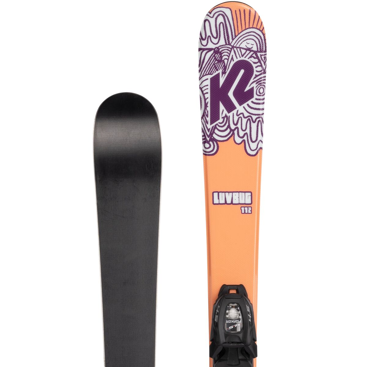 K2 Luv Bug Ski + FDT 4.5 Binding - 2022 - Kids' - Kids
