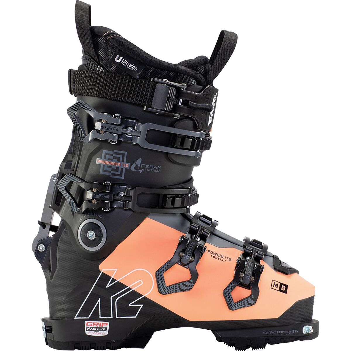 K2 Mindbender 110 Alliance Alpine Touring Boot - 2022 Coral/Black, 26.5