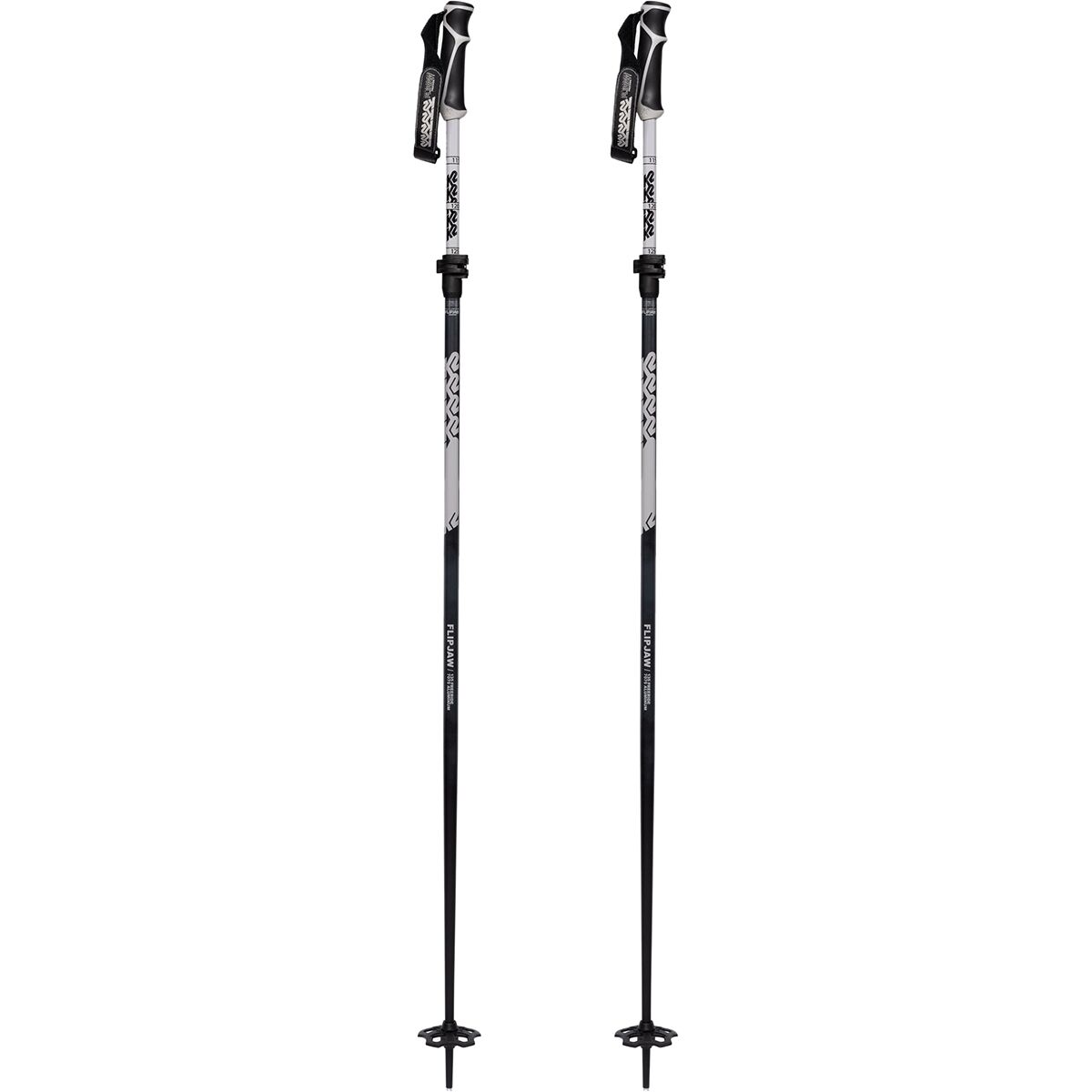 K2 FlipJaw Freeride Adjustable Ski Poles - Ski