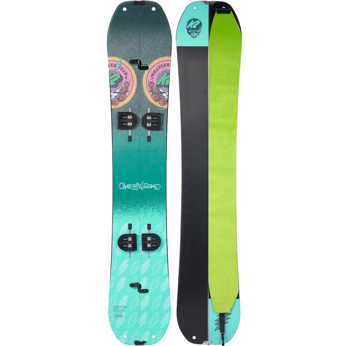 K2 Freeloader Grateful Dead Syf Split Snowboard Package