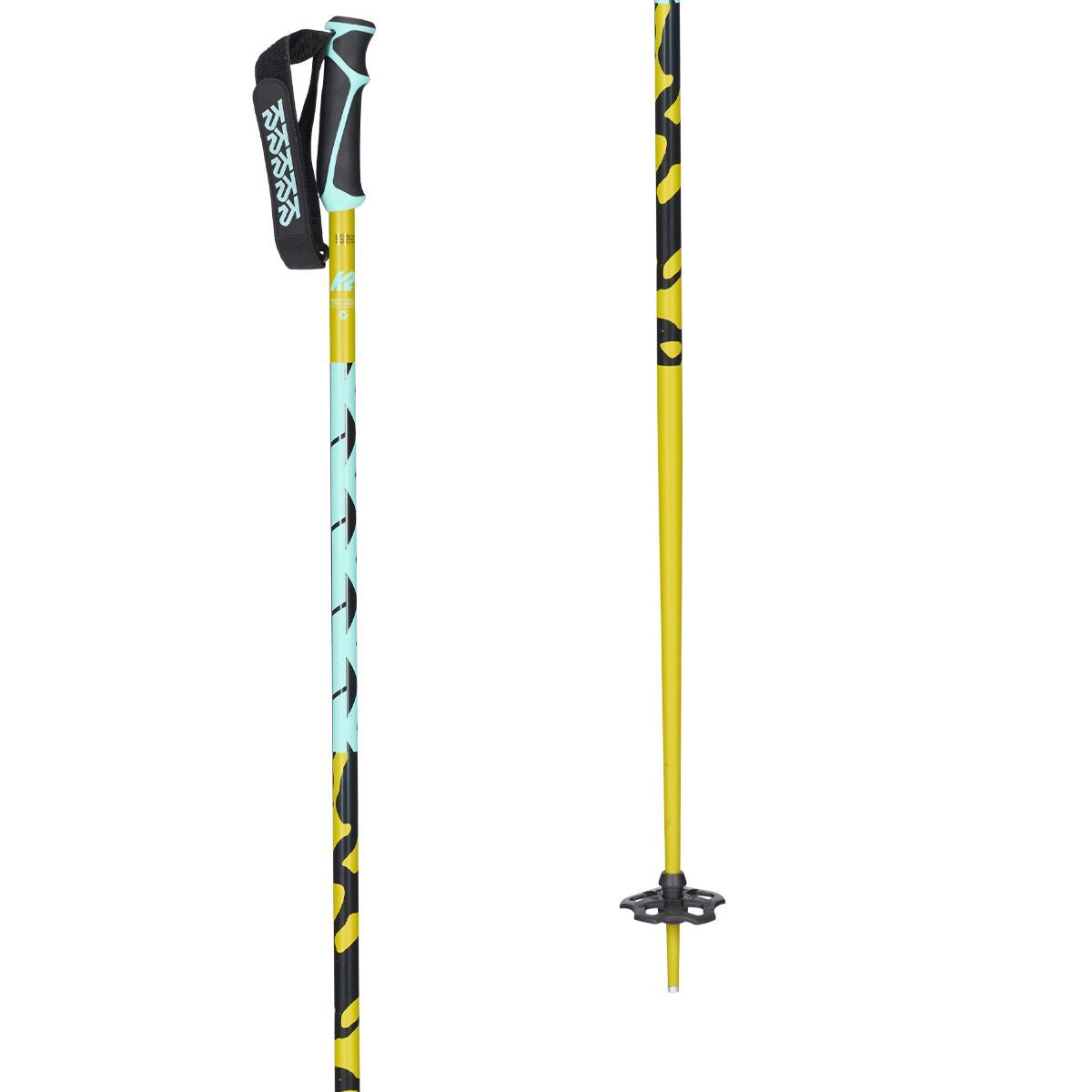 Image of K2 Freeride 18 Ski Pole Green, 46in