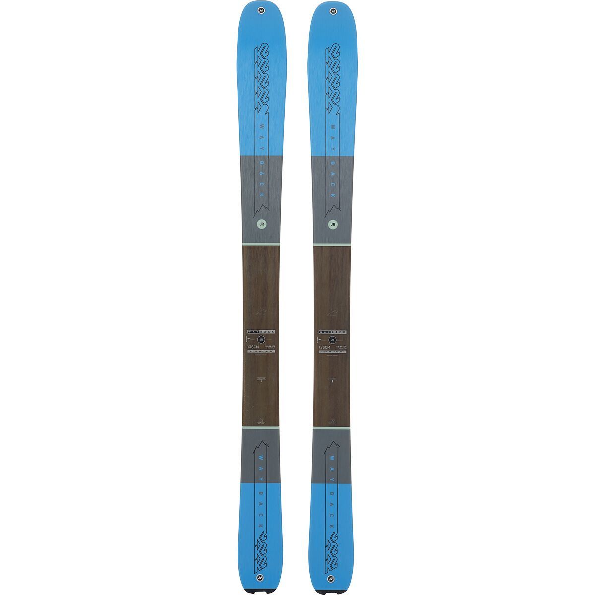 Image of K2 Wayback Jr Ski - 2026 - Kids' One Color, 136cm