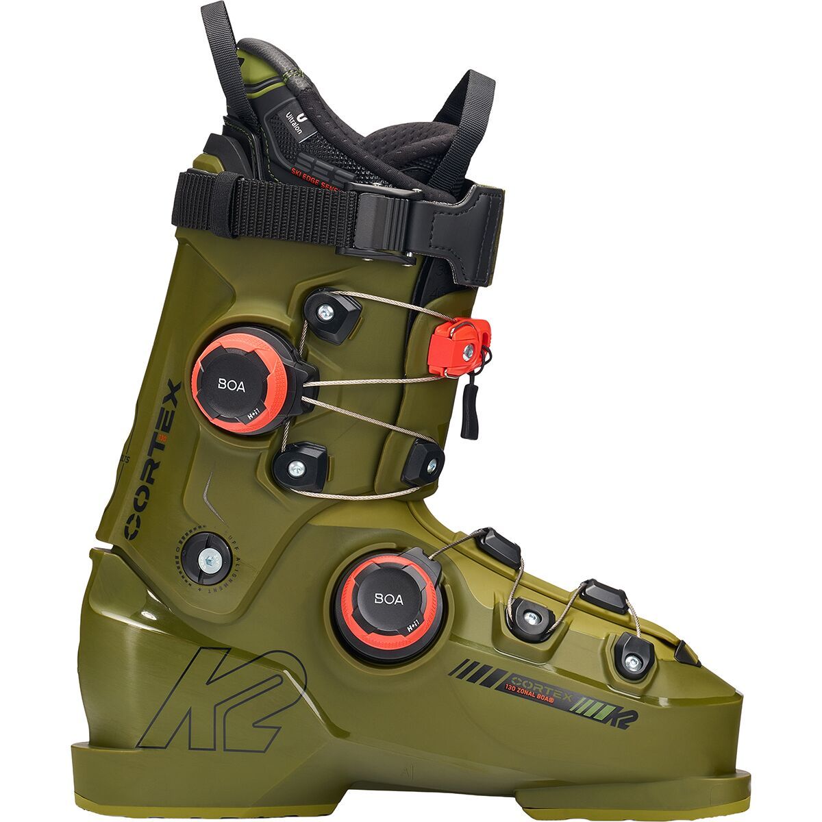 Image of K2 Cortex 130 Zonal BOA Ski Boot - 2026 One Color, 27.5