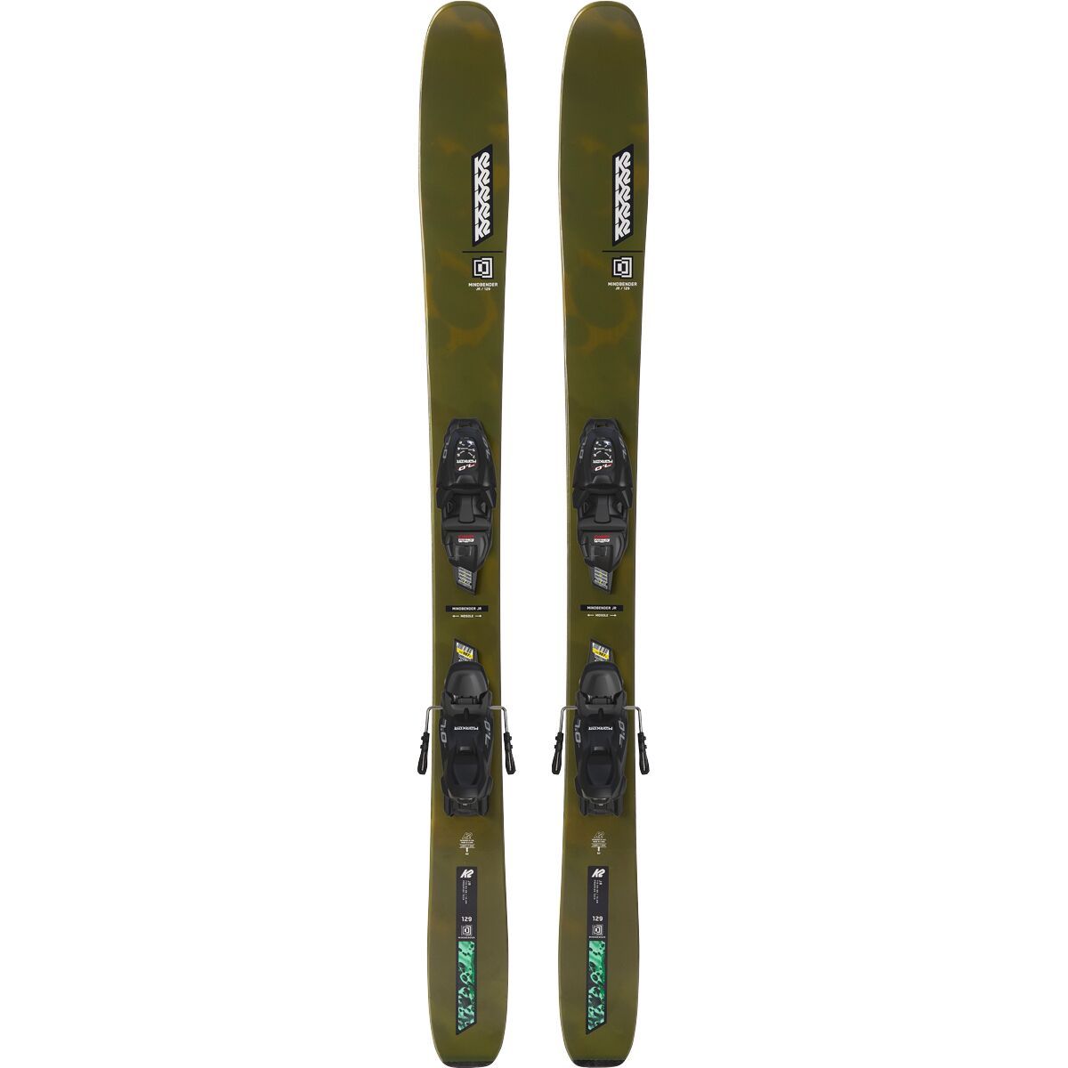 Image of K2 Mindbender Jr + 7.0 FDT Jr Ski - 2026 - Kids' One Color, 139cm