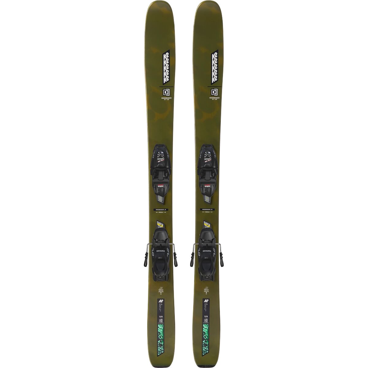 Image of K2 Mindbender Jr + 7.0 FDT Jr Ski - 2026 - Kids' One Color, 139cm