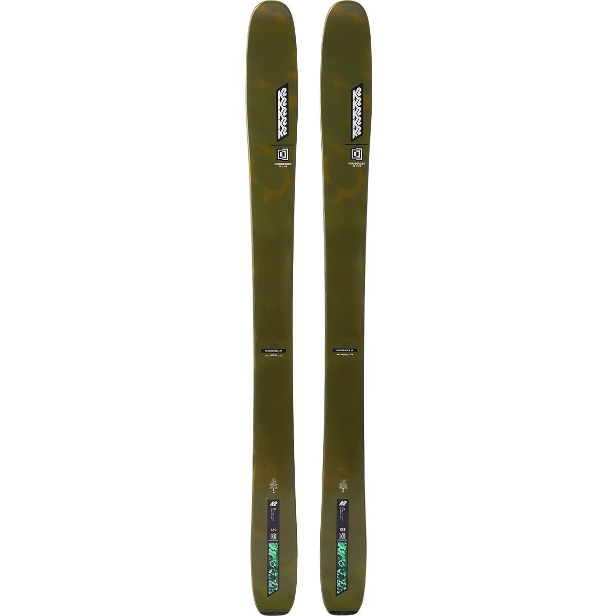 K2 Mindbender Jr. Flat Ski -2026 - Kids' One Color, 139cm