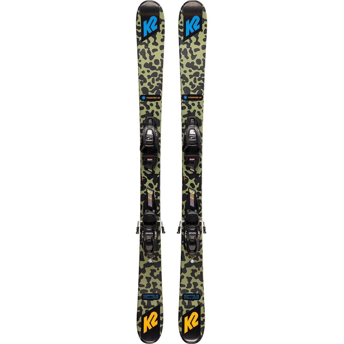 K2 Poacher Skis + Fdt 4.5 Black Binding - Kids' - Kids