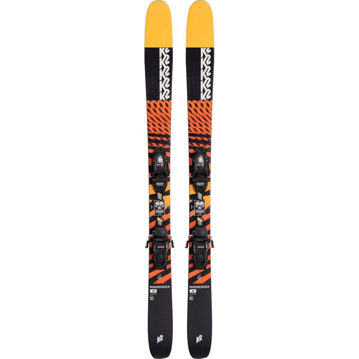 Image of K2 Mindbender Jr Ski w/ 7.0 Fdt Binding - 2022 - Kids' One Color/One Color, 149cm, 85mm