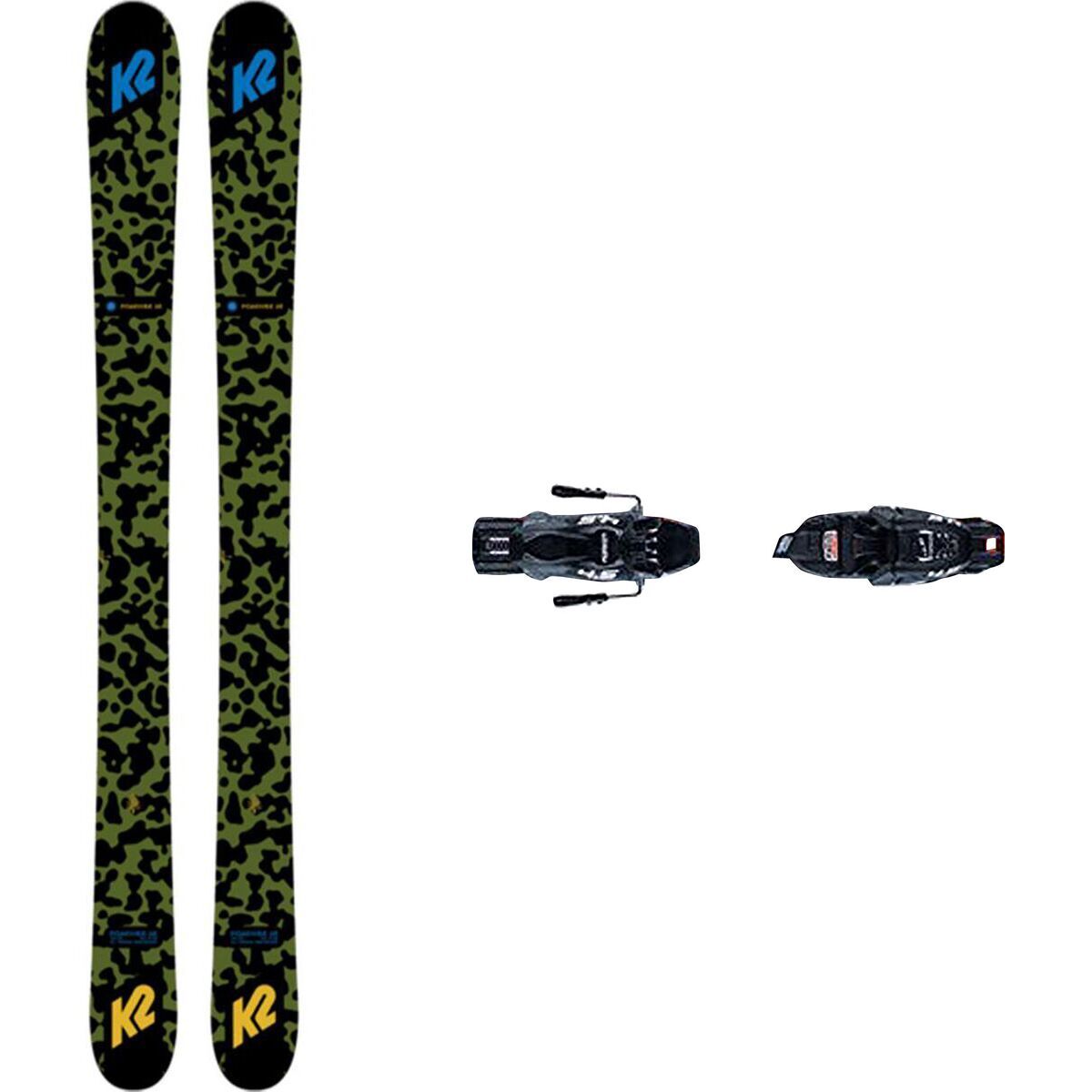 Image of K2 Poacher Jr Ski w/ 4.5 Fdt Binding - 2023 - Kids' One Color/Black, 129cm, S