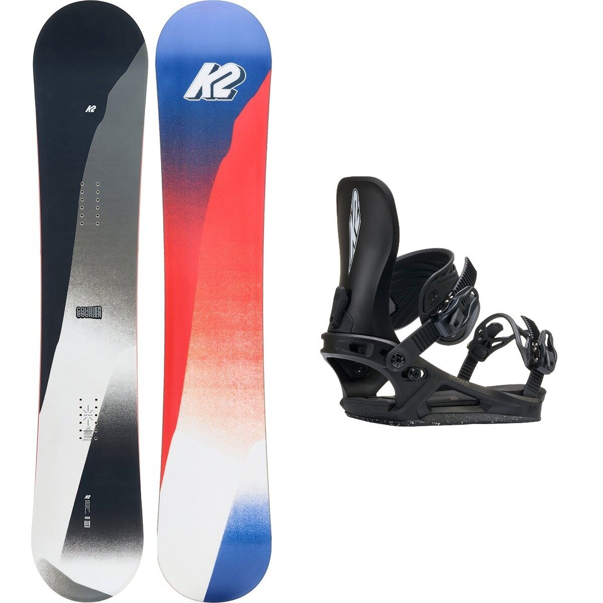 K2 Courier w/ Bond Binding Snowboard Bundle 2027