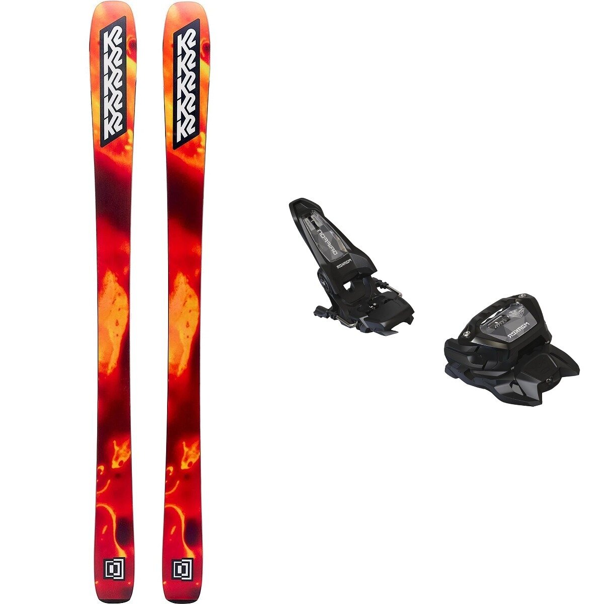 K2 W Mindbender 89Ti Ski + Griffon 13 ID Binding - 2026 One/Blk/One, 158cm/90mm/OS