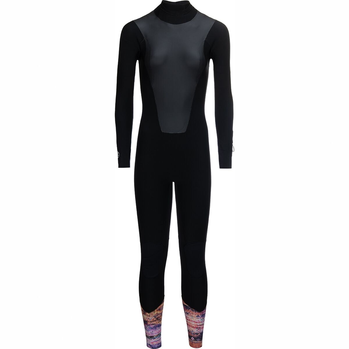 Image of Kassia Surf 3/2 Of Earth Back-Zip Wetsuit - Women's Black/Rust, XS/4