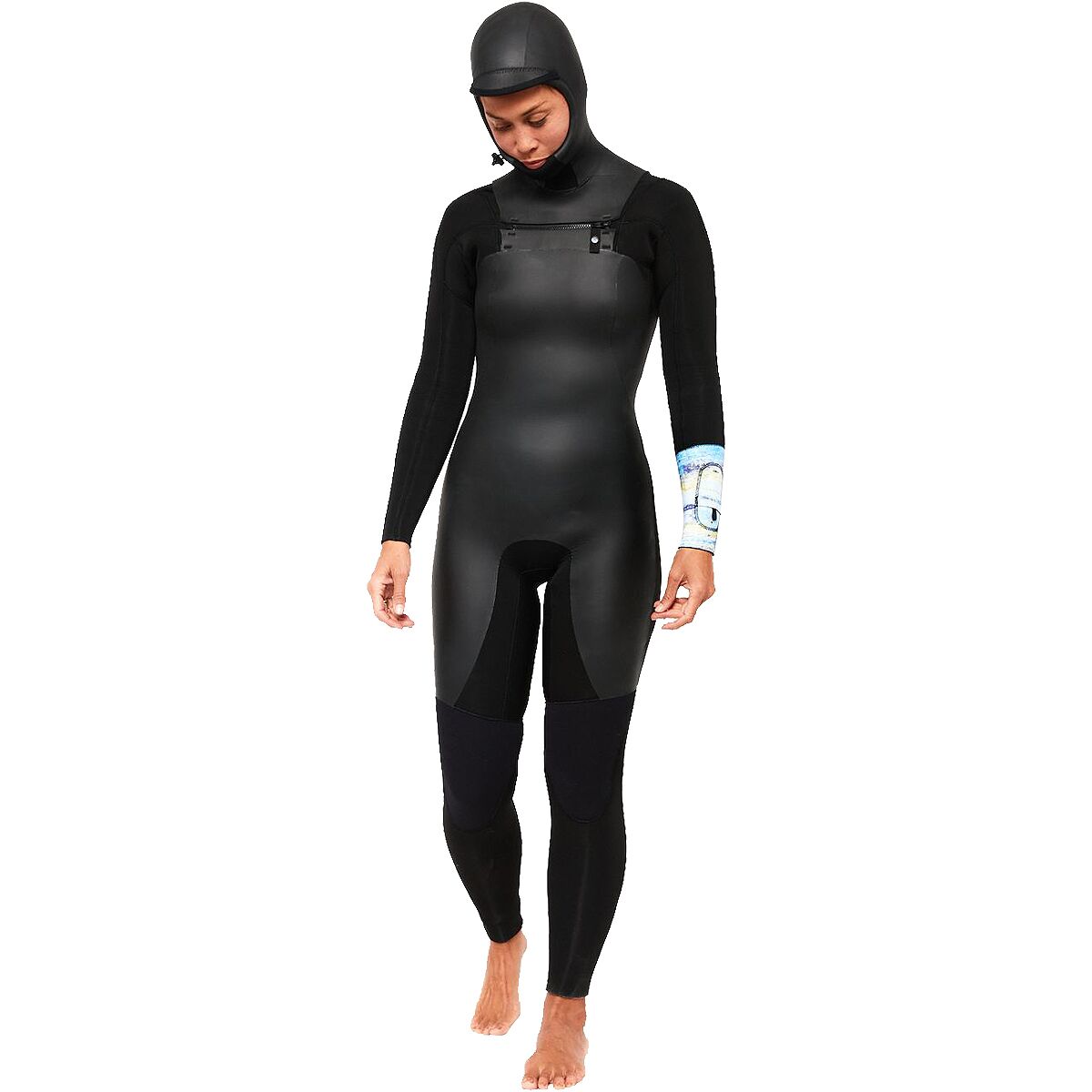 Kassia Surf 5/4 Sea Caves Hooded Chest-Zip Wetsuit - Women's