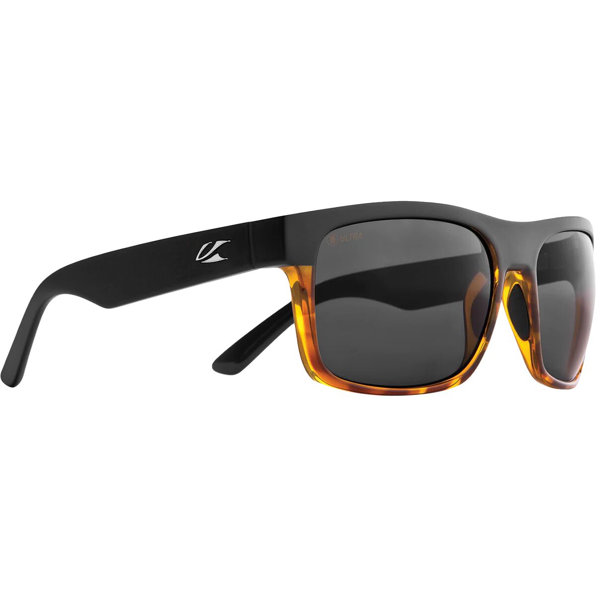 Kaenon Kaenon Burnet XL Ultra Polarized Sunglasses Matte Black Tortoise/Ultra Grey 12, One Size