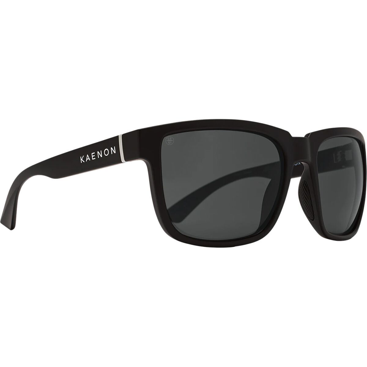 Image of Kaenon Salton Sunglasses Matte Black/Grey 12, One Size