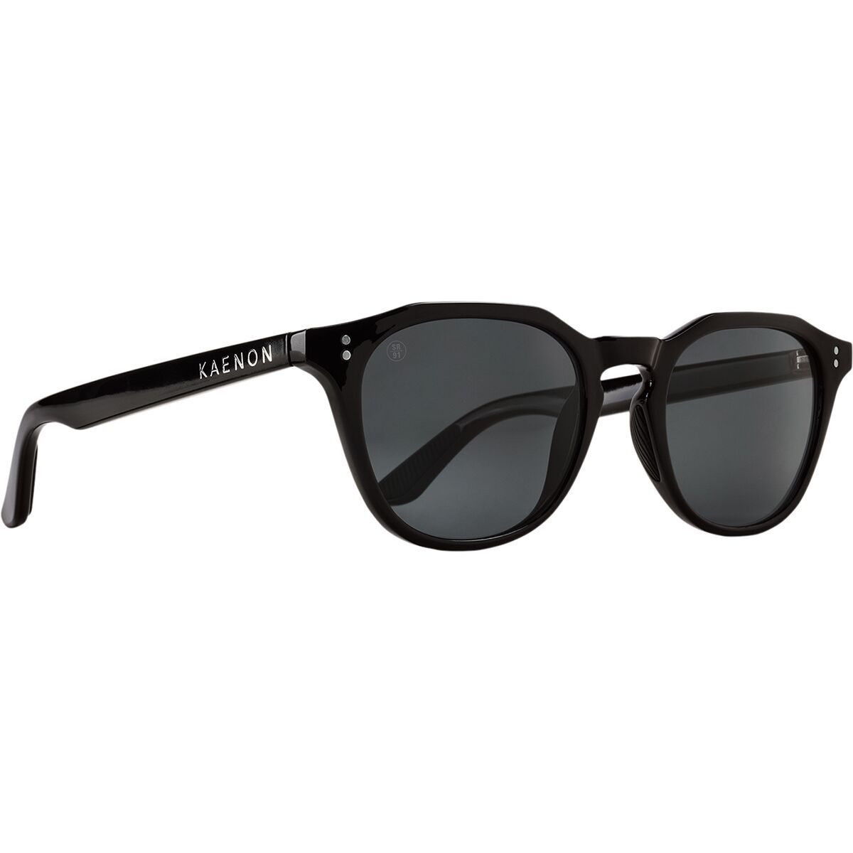 Image of Kaenon Pacifica Polarized Sunglasses Gloss Black/Grey 12, One Size