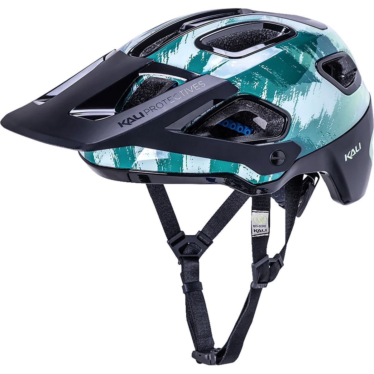 Image of Kali Protectives Cascade Helmet Feather Gloss Green, S/M
