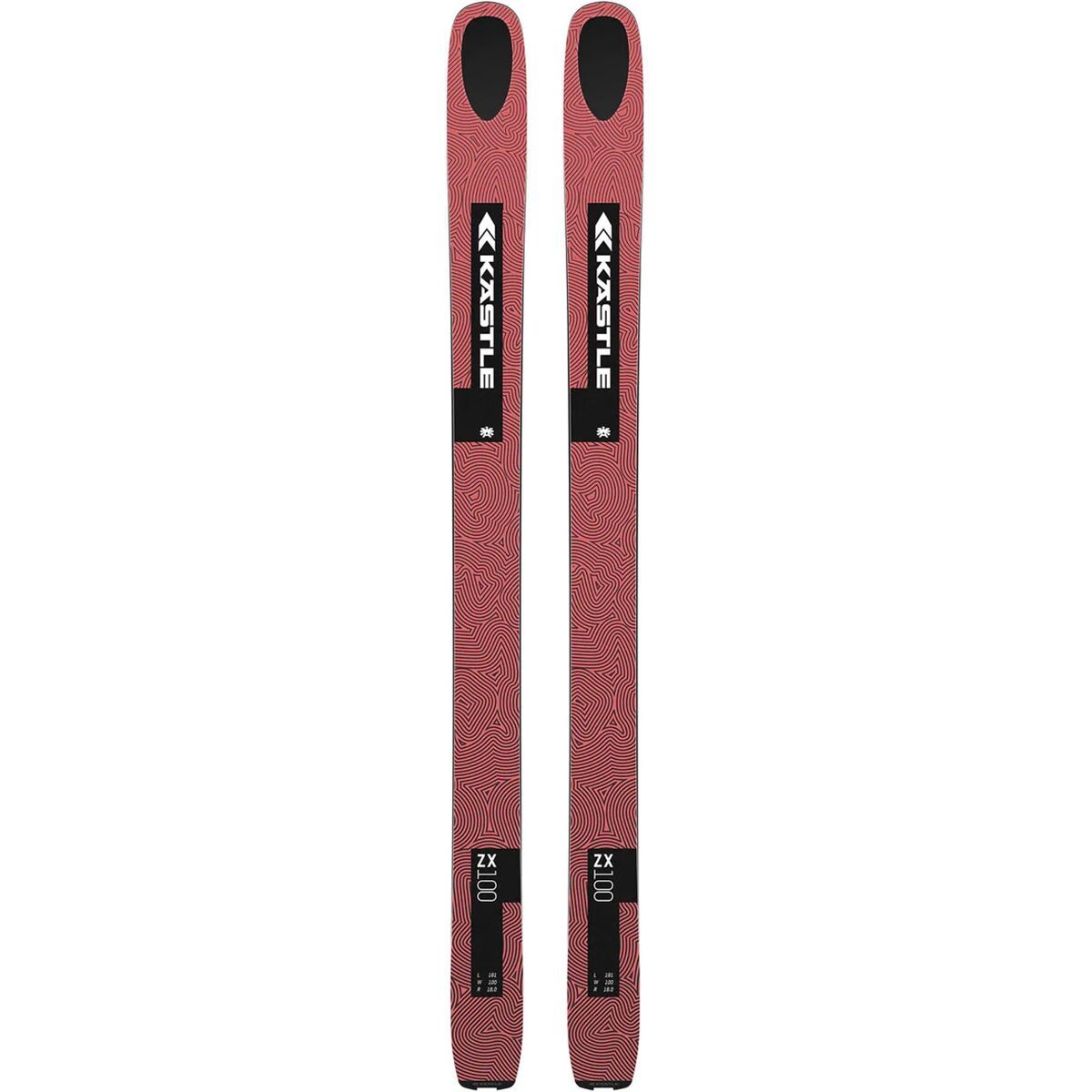Image of Kastle ZX 100 Ski - 2026 Red, 189cm