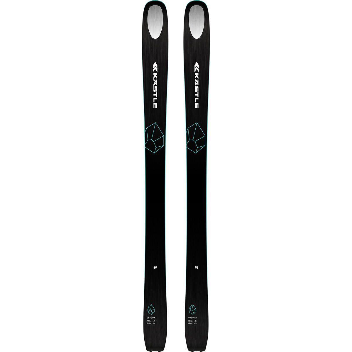Image of Kastle Obsidian 92 Ski - 2025 Black, 169cm