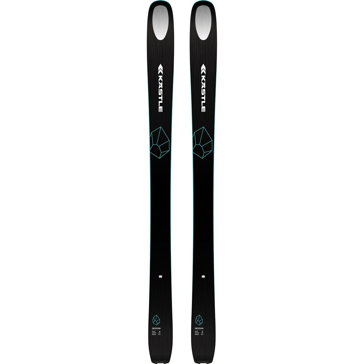Image of Kastle Obsidian 92 Ski - 2025 Black, 148cm