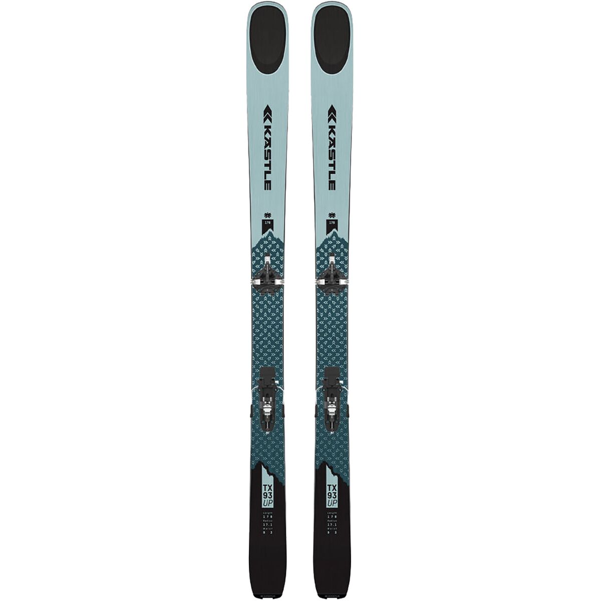 Kastle Kastle TX93 Up Prem Ski + Tour 9 RTS + Basic Skin Blue, 186cm