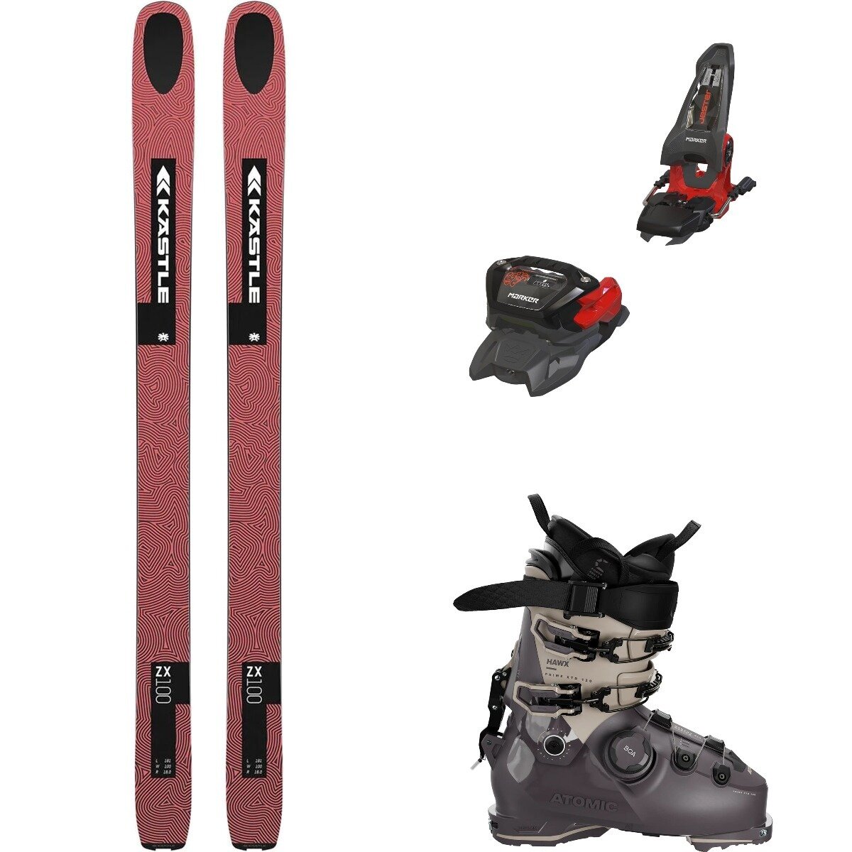 Kastle Kastle ZX 100 Ski +Jester 16 + Hawx Prime XTD 130 Boot - 2026