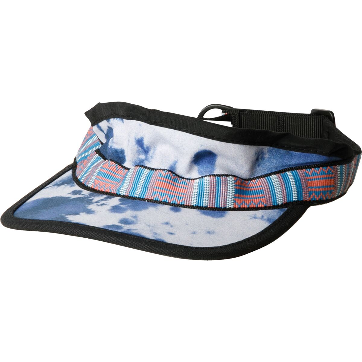 Image of KAVU Synthetic Strap Visor Sky Tie Dye, One Size