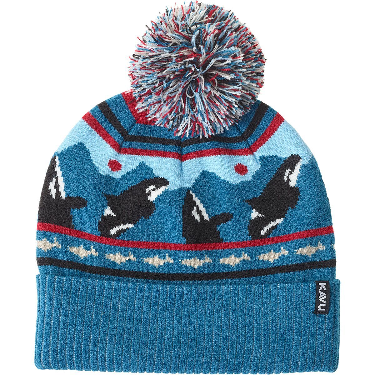 Image of KAVU Herschel Pom Beanie Orca, One Size