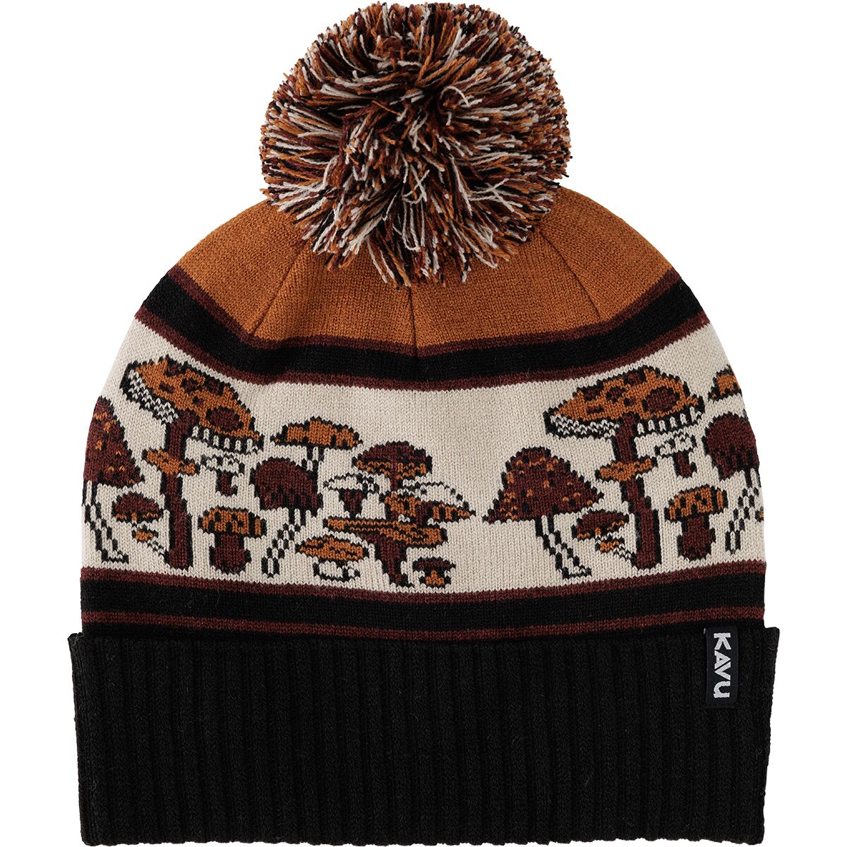 Image of KAVU Herschel Pom Beanie Shroom Loom, One Size