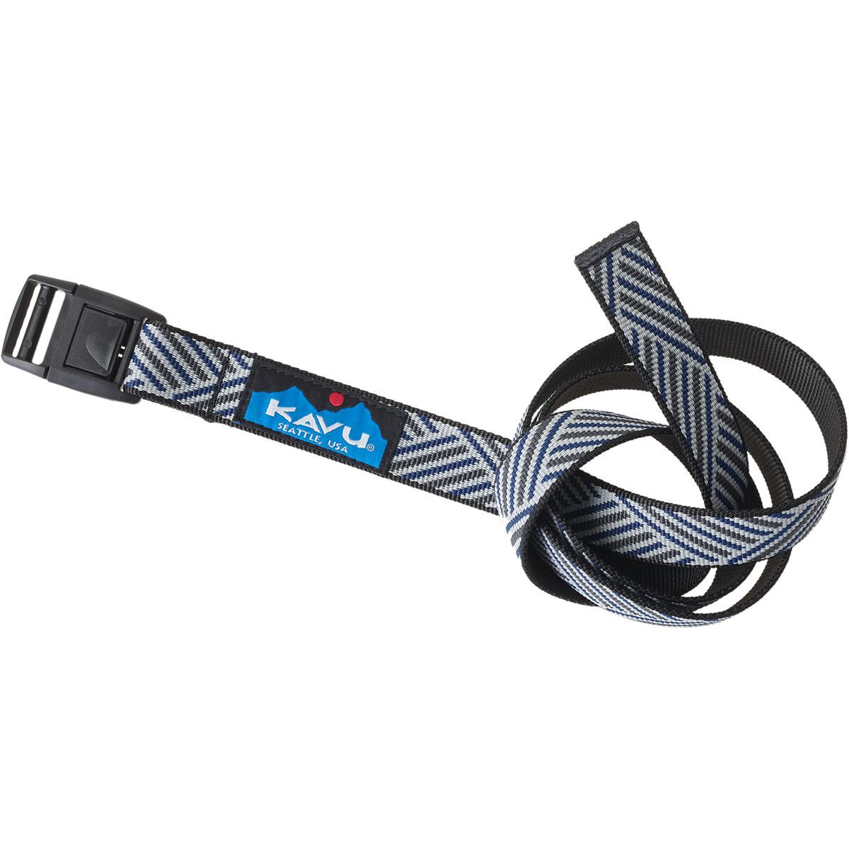 KAVU KAVU Burly Belt  - Men's Navy Rough Cut, One Size