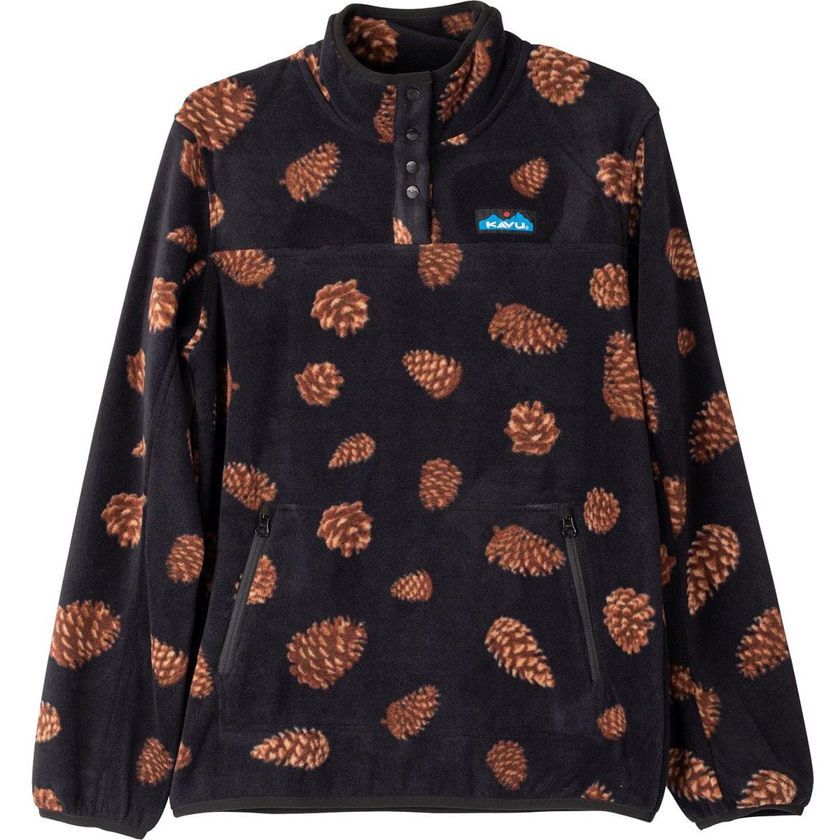 Image of KAVU Cavanaugh Fleece Jacket - Women's Pine Cones, XS