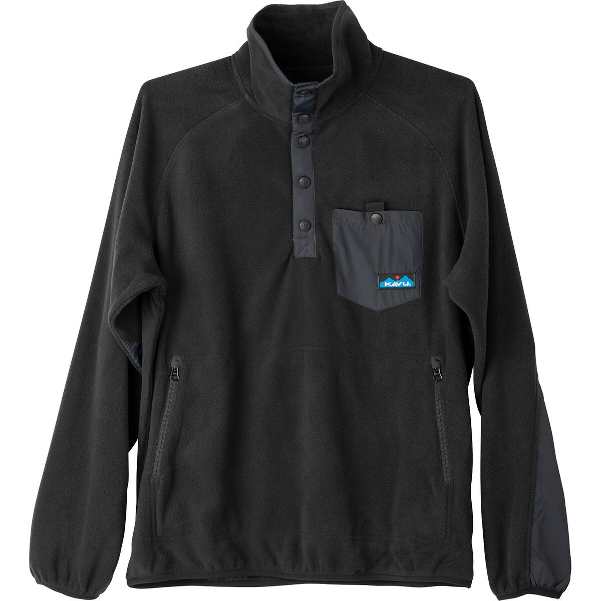 Image of KAVU Teannaway Fleece Jacket - Men's Black, L