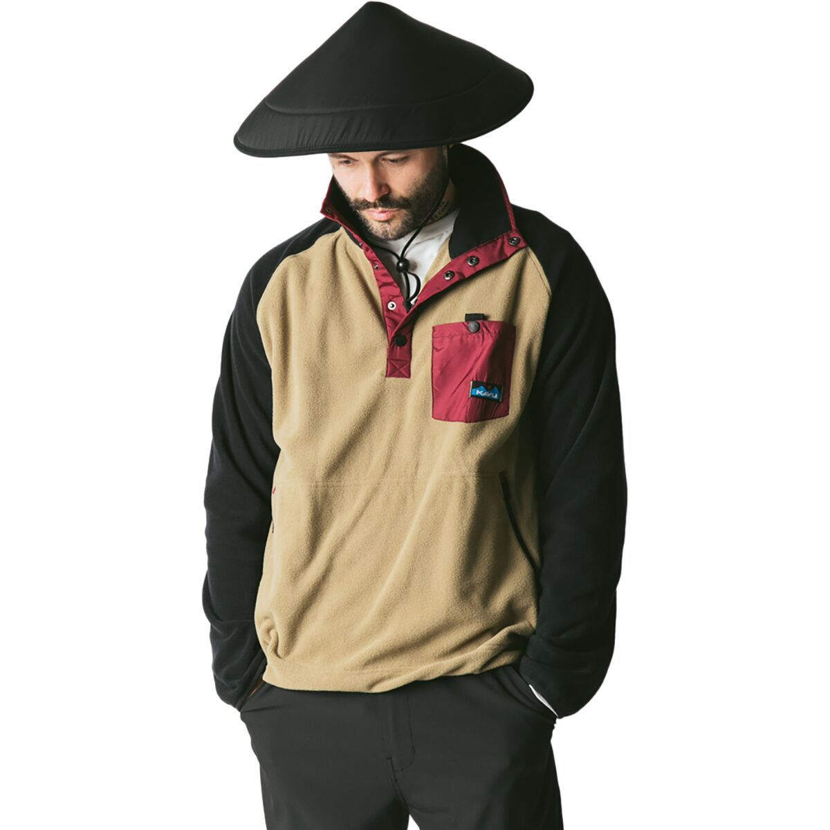 KAVU Teannaway Fleece Jacket - Men's Brewers Grain, S