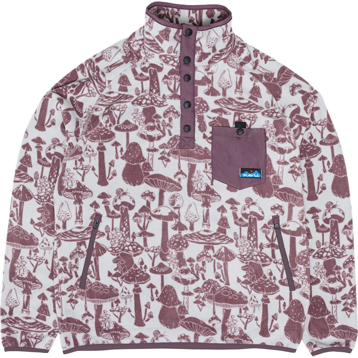 Image of KAVU Teannaway Fleece Jacket - Men's Lunar Shroom, L