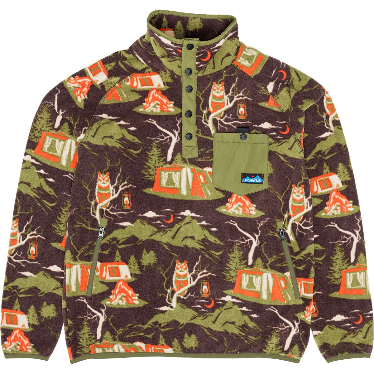 Image of KAVU Teannaway Fleece Jacket - Men's Night Camp, M