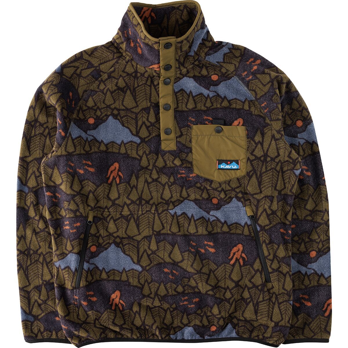 Image of KAVU Teannaway Fleece Jacket - Men's Sasquatch Night, S