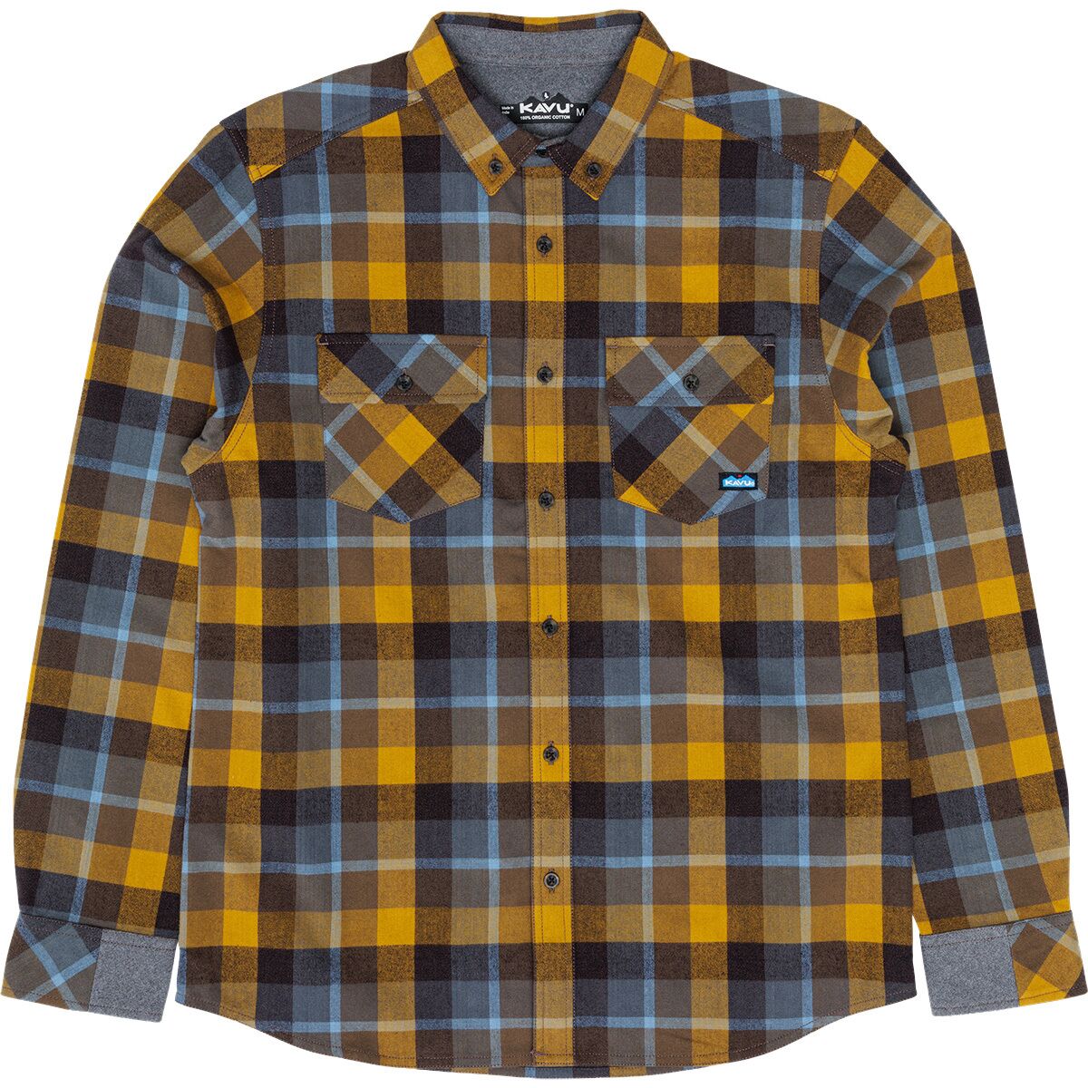 Image of KAVU Buffaroni Flannel Shirt - Men's Walnut Bay, L