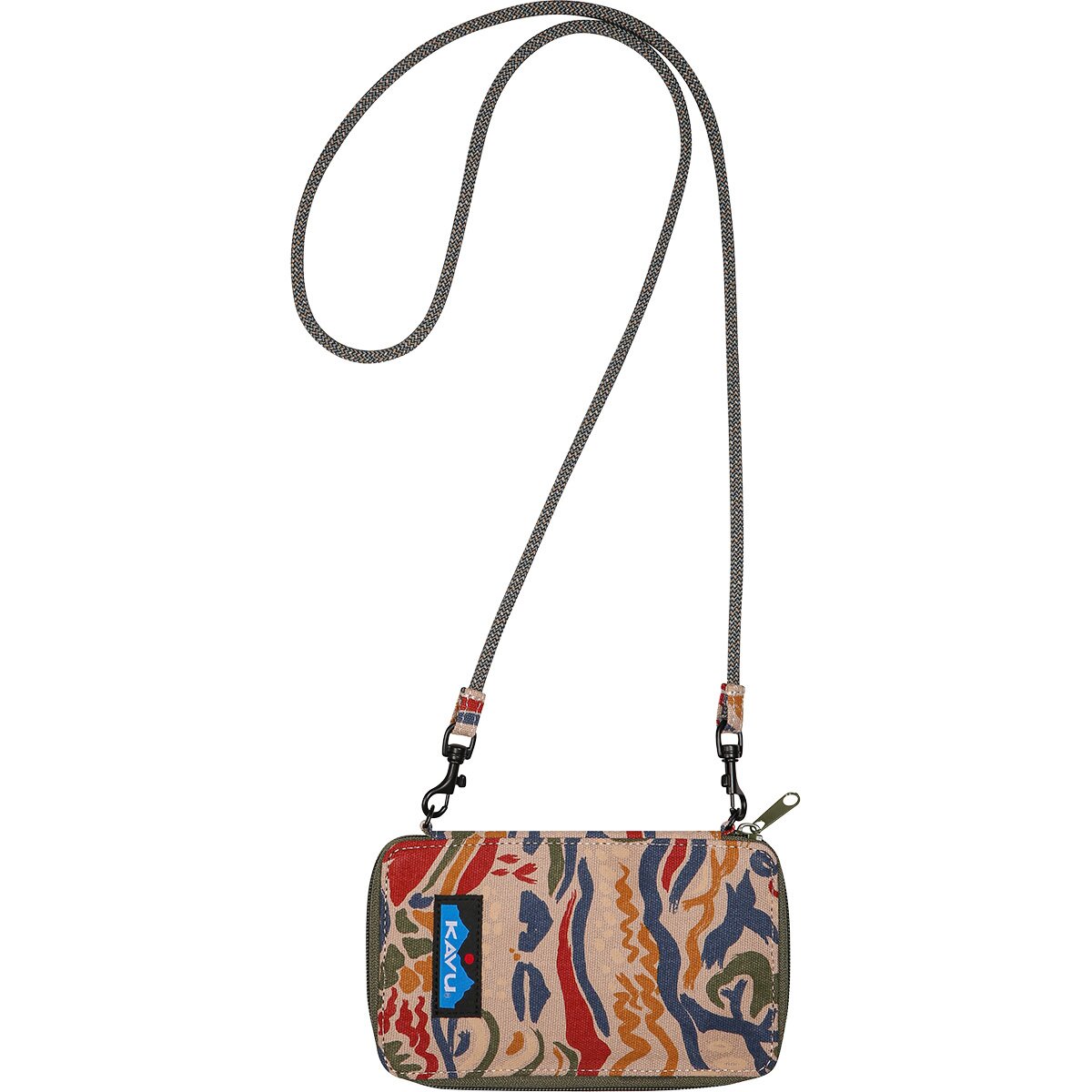 Image of KAVU Go Time Cross Body Wallet - Women's Brush Meadow, One Size