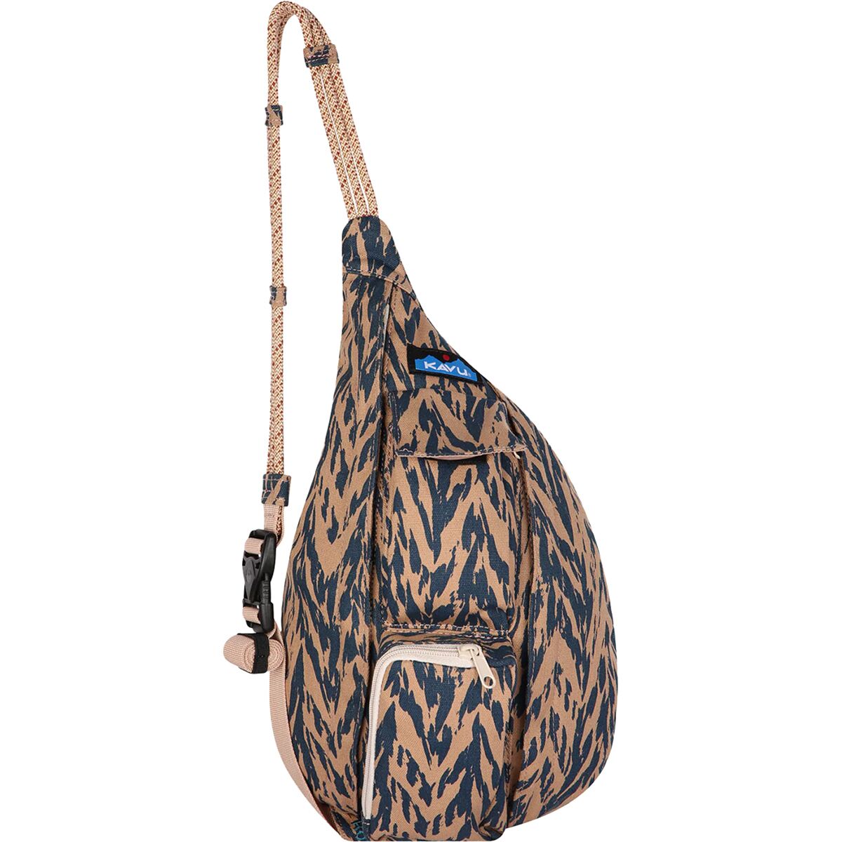 Image of KAVU Mini Rope Bag - Women's Chevron Shore, One Size